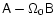 $\tens{A}-\Omega_0 \tens{B}$