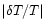 $\vert\delta T/T\vert$