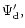 $ \Psi'_{\rm d} ,$