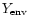 $Y_{\rm env}$