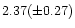 $2.37(\pm 0.27)$