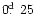 $0\hbox{$.\!\!^{\rm d}$ }25$