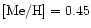 ${\rm [Me/H]}=0.45$