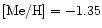 ${\rm [Me/H]}=-1.35$