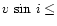 $v\,\sin\,i \le$