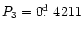 $P_3=0\hbox{$.\!\!^{\rm d}$ }4211$