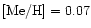 ${\rm [Me/H]}=0.07$