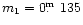 $m_1=0\hbox{$.\!\!^{\rm m}$ }135$