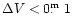 $\Delta V<0\hbox{$.\!\!^{\rm m}$ }1$