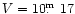 $V=10\hbox{$.\!\!^{\rm m}$ }17$