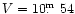 $V=10\hbox{$.\!\!^{\rm m}$ }54$
