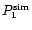 $P^{{\rm sim}}_{1}$