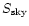 $S_{\rm sky}$