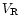 $V_{\rm R}$