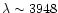 $\lambda\sim 3948$
