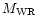 $M_{\rm WR}$