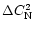 $\Delta{C_{\rm N}^2}$