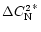 ${\Delta{C_{\rm N}^2}}^{*}$