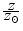 $\frac{Z}{Z_{\odot}}$