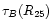 $\tau _{B}(R_{25})$