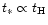 $t_*
\propto t_{\rm H}$
