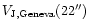 $V_{\rm J,Geneva} (22'')$