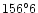 $156 {\rlap.}^{\circ}6$