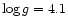 $\log g=4.1$