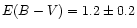 $E(B-V)=1.2\pm0.2$