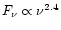 $F_{\nu} \propto \nu^{2.4}$