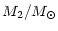$\displaystyle M_2/M_{\odot}$