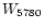 $W_{\rm 5780}$