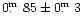 $0\hbox{$.\!\!^{\rm m}$ }85\pm0\hbox{$.\!\!^{\rm m}$ }3$