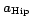 $\textbf{\textit{a}}_{\rm Hip}$