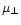 $\mu _\perp $