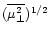 $(\overline{{\mu_\perp^2}})^{1/2}$