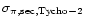 $\sigma_{\pi, {\rm sec, Tycho-2}}$