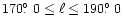 $170\hbox{$.\!\!^\circ$ }0 \leq \ell \leq 190\hbox{$.\!\!^\circ$ }0$
