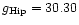 $g_{\rm Hip} = 30.30$