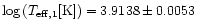 $\log\,(T_{\rm eff,1} [\rm K]) = 3.9138 \pm 0.0053$