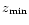 $z_{\rm min}$