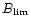 $B_{\rm
lim}$