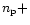 $n_{\rm p}{+}$