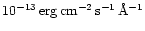 $\rm 10^{-13}\,erg\,cm^{-2}\,s^{-1}\,\AA^{-1}$