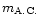 $m_{\rm A.C.}$