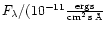 $F_{\lambda}/(10^{-11}\frac{\rm ergs}{\rm cm^{2}\,s\,
\textrm{\tiny\AA}}$
