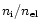 $n_{\rm i}/n_{\rm el}$