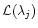 ${\cal L}(\lambda_j)$