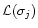${\cal L}(\sigma_j)$