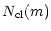 $\displaystyle N_{\rm cl}(m)$